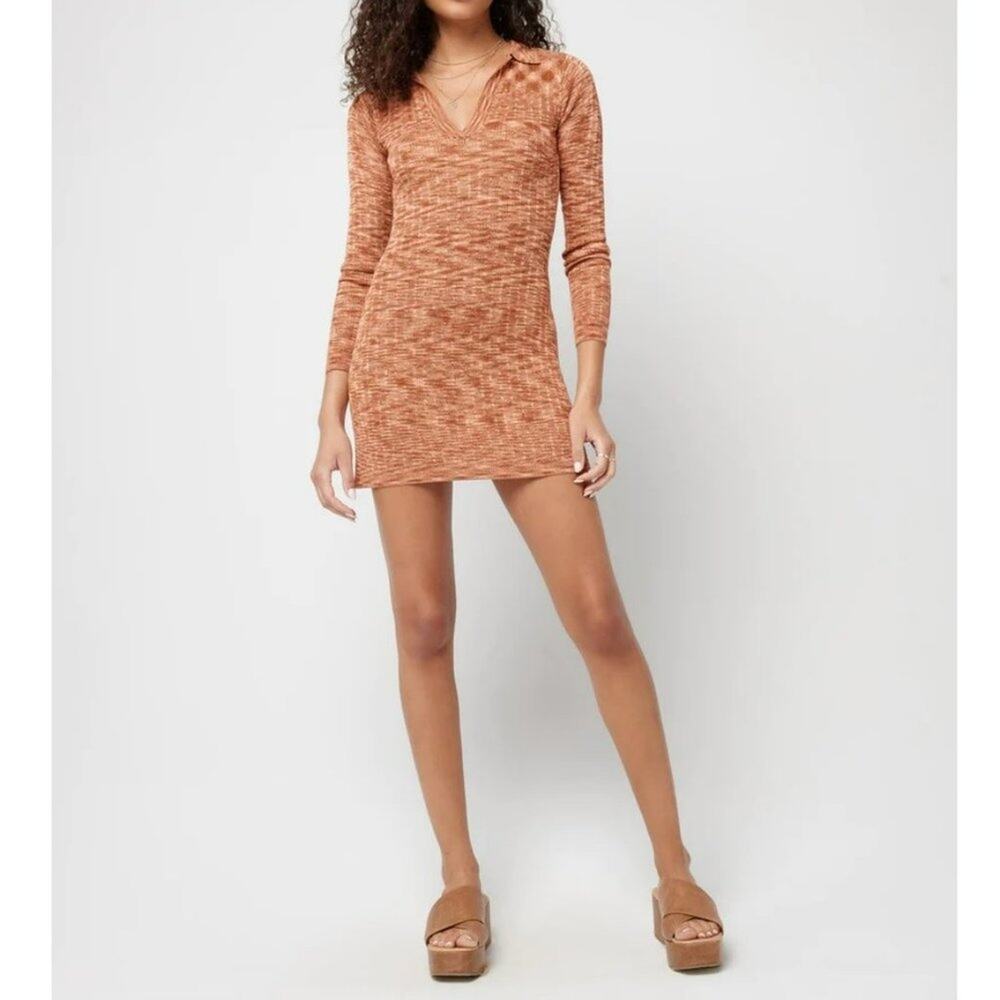 L*Space Aria Beach Dress Copper Small